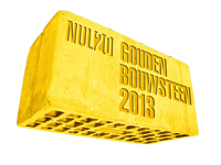NUL20 Gouden Bouwsteen 2013