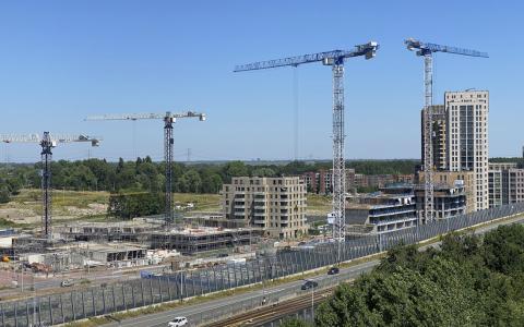Amsterdam Noord . Overzicht hoogbouw Elzenhagen - Foto: Hans van der Vliet