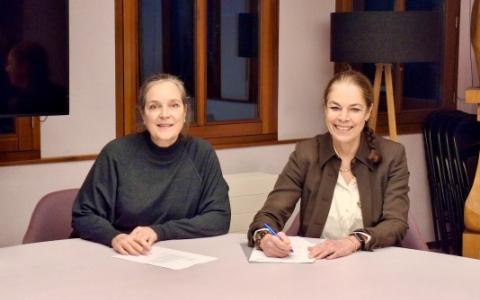 Arcade-voorzitter Helmie Bijleveld en directeur/bestuurder Karin Verdooren