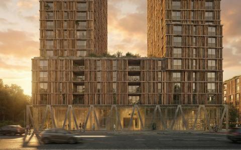 Modulaire woontoren Almere