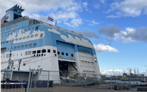 MS Galaxy in het Westelijk Havengebied