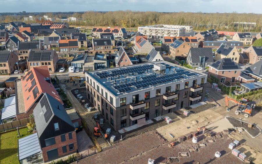 Op de foto een woning in de provincie Noord-Holland. 