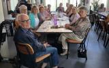 De gezamenlijke lunch in de Statenjachtstraat. Foto: Sjaan van der Tol