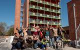 Bewoners en initiatiefnemers voor wooncoöperatie De Nieuwe Meent
