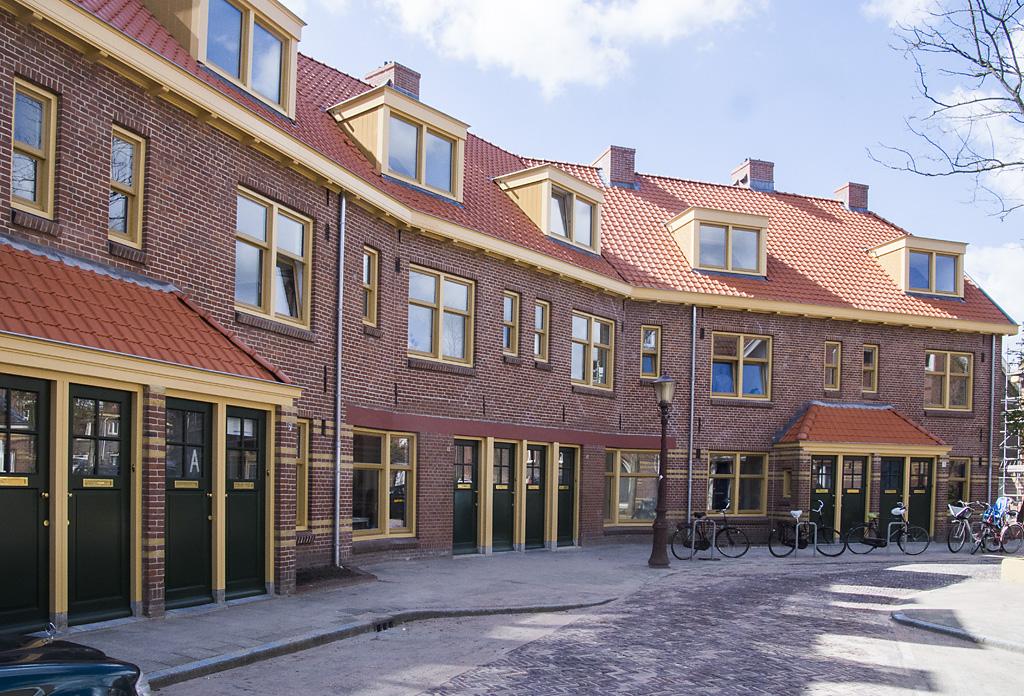 Van der Pekbuurt - gerenoveerde woningen van Ymere - 2018