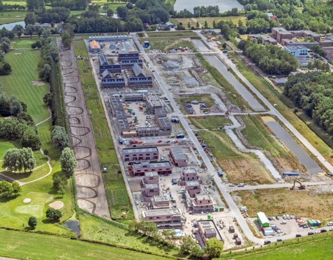 Wickevoort  in aanbouw - luchtfoto van Kees van der Veer