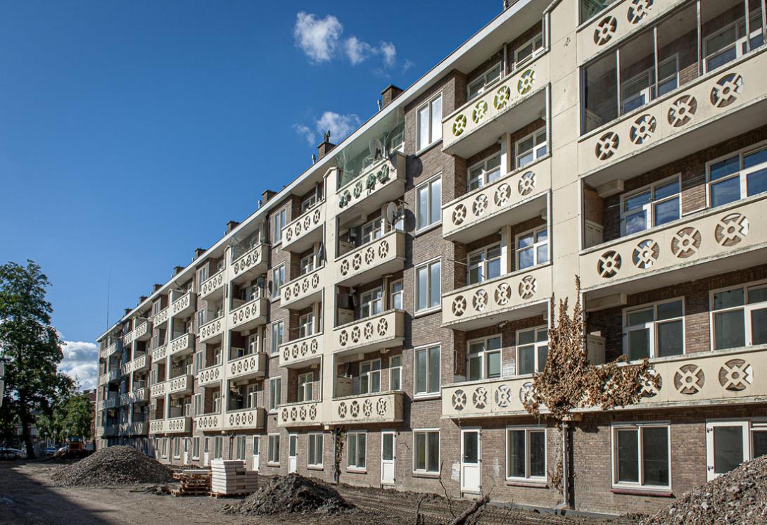 Amsterdam Nieuw-West, Coornhertstraat. Foto Hans van der Vliet