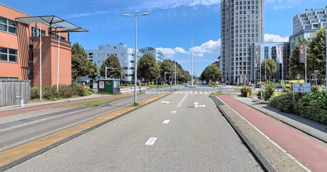 Kruising Hessenbergeweg en Hondsrugweg.