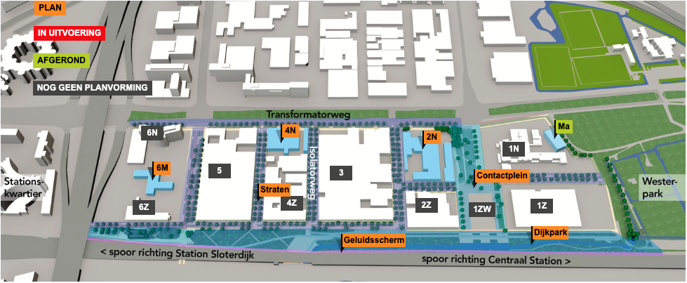 Projecten in Sloterdijk I Zuid - Contactbuurt