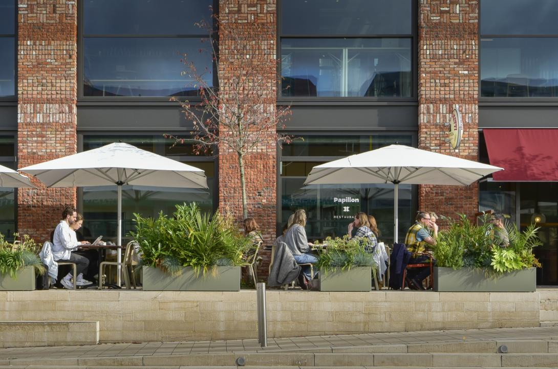 Café restaurant Papillon aan de Papaverweg 