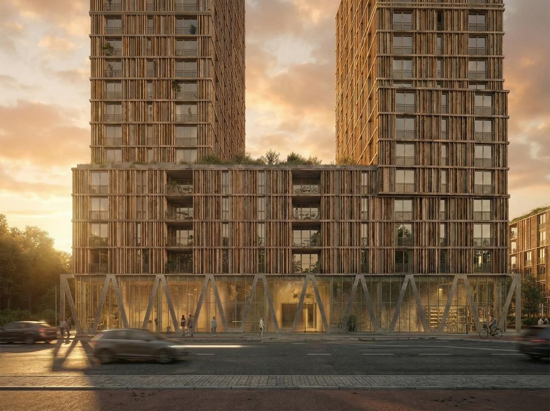 Modulaire woontoren Almere