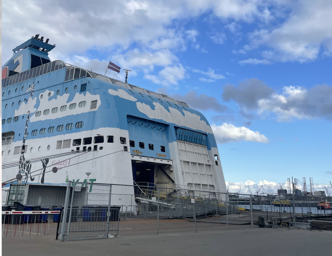 MS Galaxy in het Westelijk Havengebied