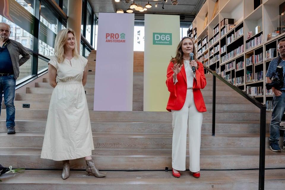 Melanie van der Horst en Zita Pels. Foto: Senna Hansen