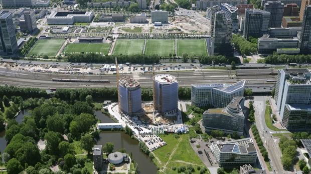 Kavel 2 Beethoven, Zuidas Amsterdam. Afbeelding via gemeente Amsterdam