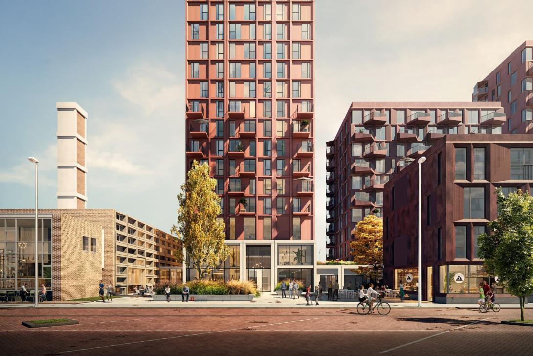 Plesman Plaza in Amsterdam Nieuw-West. Met 327 appartementen van ASR